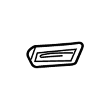 GM 15980893 Deflector, Passenger Side