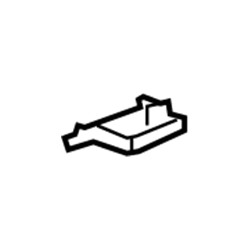 GM 22863129 Hinge Pillar Reinforcement Baffle, Front Passenger Side