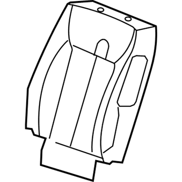 GM 20906422 Seat Back Cover, Driver Side