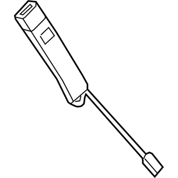 GM 19209038 Buckle End, Passenger Side