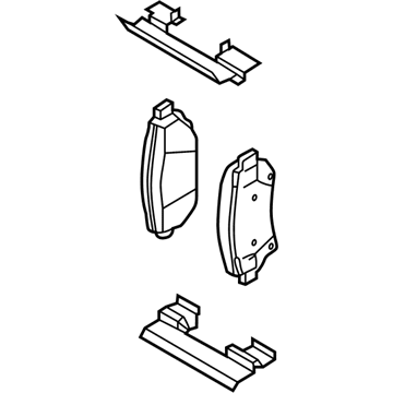 Cadillac 19152643 Front Pads