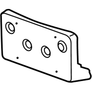 GM 23235997 License Bracket, Front