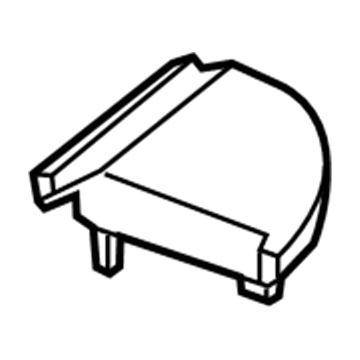 GM 23135465 Speaker Grille, Titanium, Driver Side