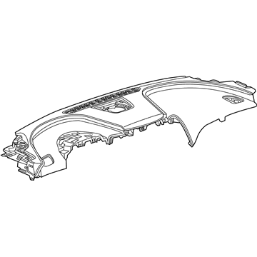 GM 23387942 Upper Pad, Titanium
