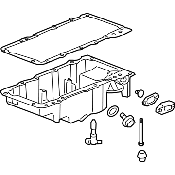 Chevy Monte Carlo Oil Pan - 12599654