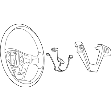 Cadillac Steering Wheel - 25966482