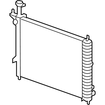 Saturn 84079536 Radiator