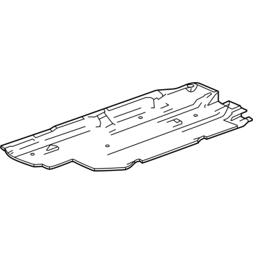 Chevy Underbody Splash Shield - 22767894