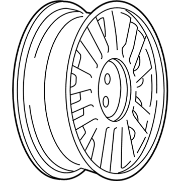 2002 Chevy Impala Spare Wheel - 9595043