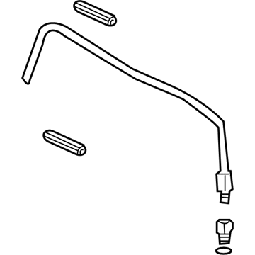 Pontiac Vibe Automatic Transmission Oil Cooler Line - 88969161