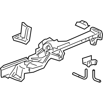 Pontiac 25887529 Rear Rail Assembly