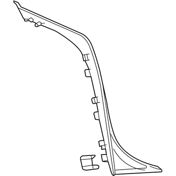 GM 23305566 Finish Molding, Rear Passenger Side
