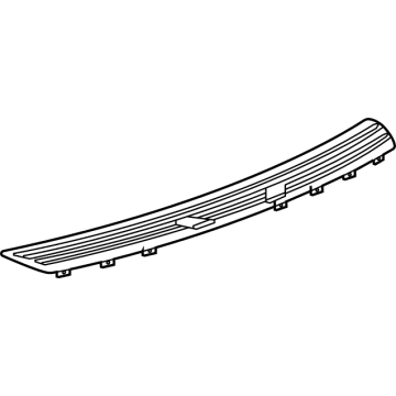 GM 84286524 Step Pad, Black, Rear