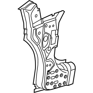 GM 13418868 Hinge Pillar Reinforcement, Rear Driver Side