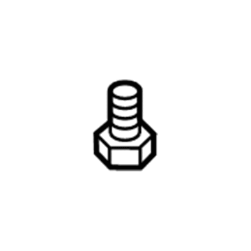 GM 11609406 Fender Liner Screw, Front