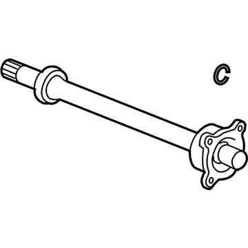 GM 20899365 Intermediate Shaft, Front