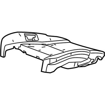 Cadillac Seat Cushion Pad - 23157420