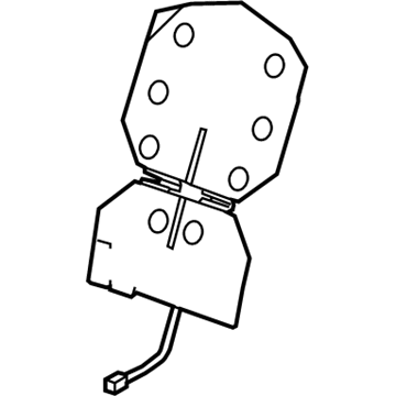 GM 23110261 Seat Back Heater, Front
