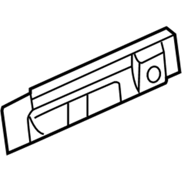 GM 25839598 Front Extension, Inner Passenger Side