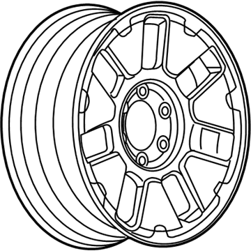 2007 Hummer H3 Spare Wheel - 9598475