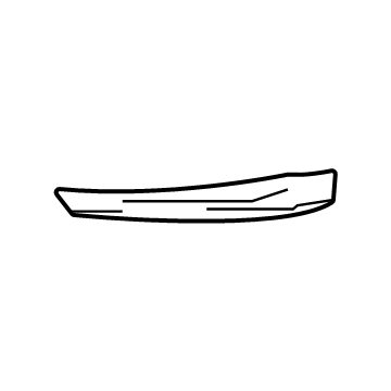 GM 84541294 Fog Lamp Bezel, Driver Side