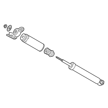 GM 84596810 Shock Absorber, Rear Upper