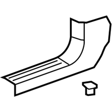 GM 25905648 Front Sill Plate, Driver Side