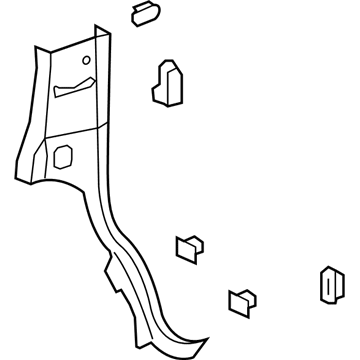 Chevy 22871305 Lock Pillar Trim