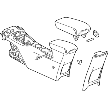 Chevy Center Console Base - 23417613