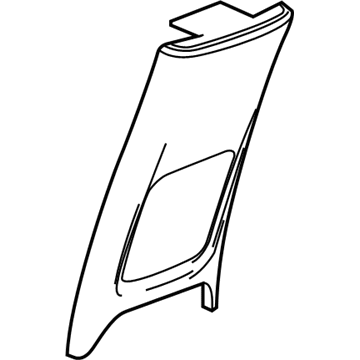 GM 13479526 Rear Trim Panel, Black