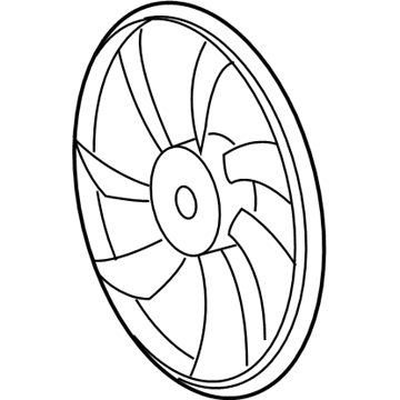 Pontiac Vibe A/C Condenser Fan - 88975771