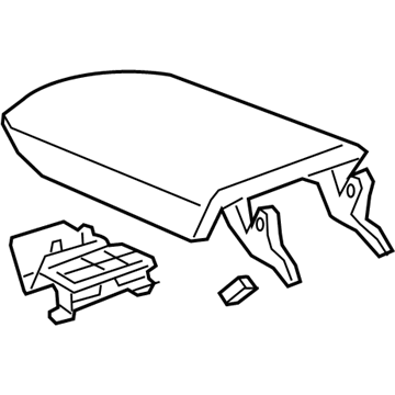 GM 84877149 Armrest, Jet Black, Front