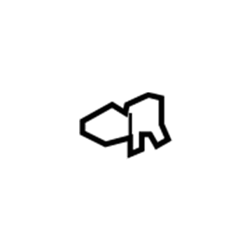 GM 15076278 Rear Sill Plate Rear Bracket