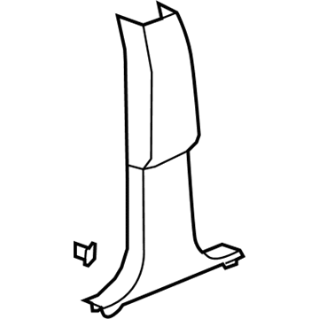 Hummer 25886640 Lower Center Pillar Trim