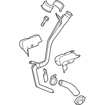 Buick Fuel Filler Hose - 22757704