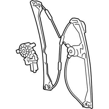 2017 Buick LaCrosse Window Regulator - 84568359