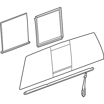 Chevy 25815270 Sliding Glass