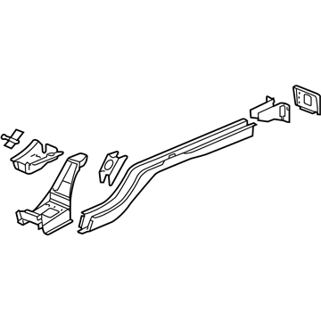 Oldsmobile 88954383 Rear Rail