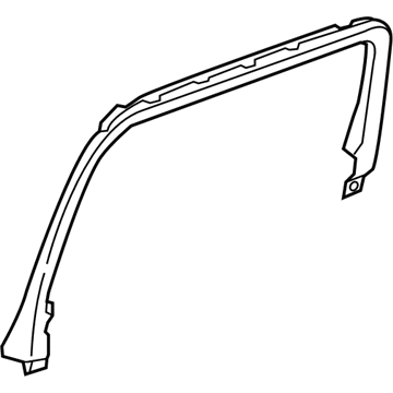 GM 26212765 Upper Trim, Rear Driver Side