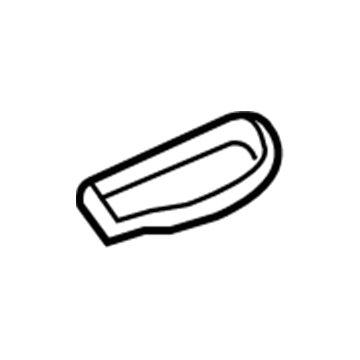 GM 22990327 Armrest Cover, Rear Driver Side