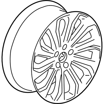 GM 22976141 Wheel, Alloy, Rear