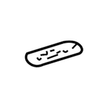 GM 22612232 Hinge Reinforcement, Rear