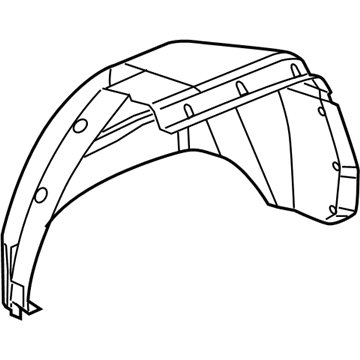 2010 Hummer H3 Fender Splash Shield - 15246962