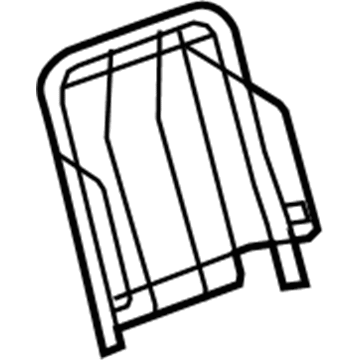 GM 10388082 Seat Back Frame