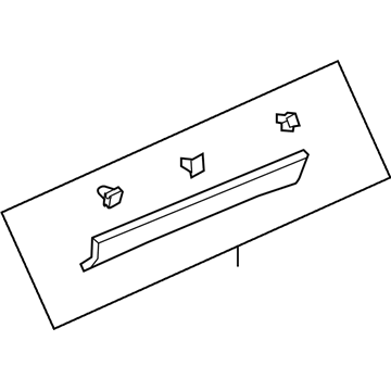 Chevy Traverse Door Moldings - 22923499