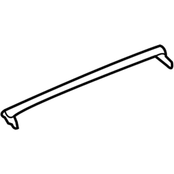 GM 25975017 Reveal Molding, Black, Rear Upper Driver Side