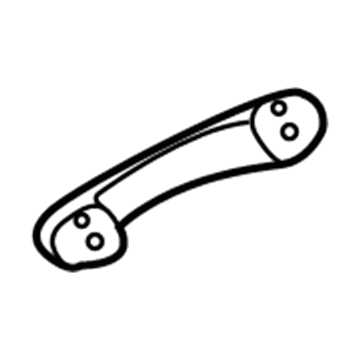 2010 Pontiac G3 Door Handle - 96650220