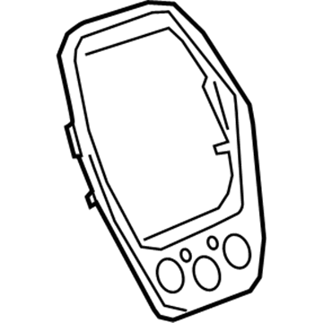 GM 95409407 Trim Ring, Silver