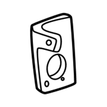 GM 10275157 Track Cover Bracket, Rear Passenger Side
