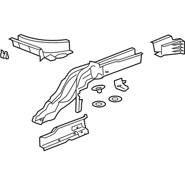 Saturn 22847231 Rail Assembly